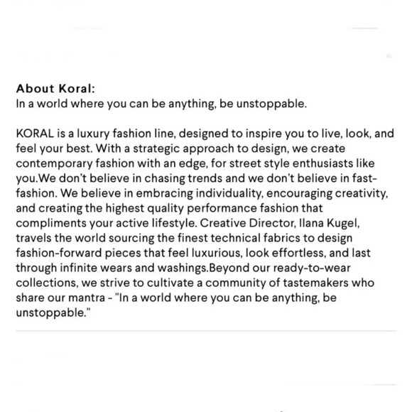 SOLD OUT NWT KORAL TENCEL-JERSEY TANK M - Picture 8 of 8